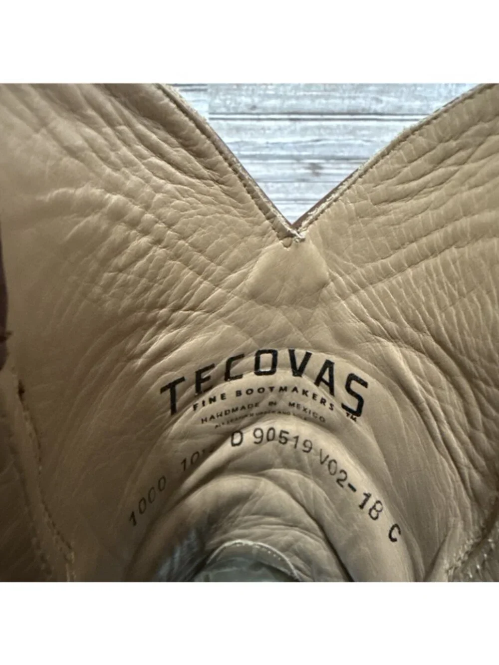 Tecovas The Cartwright Cowboy Boots Size 10.5 D color Bourbon Calf 90519